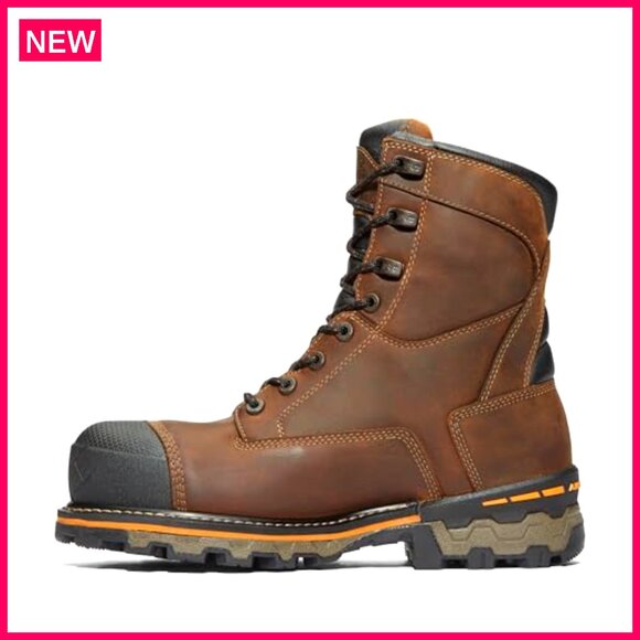 Men\'s 8-Inch Composite Safety Toe Waterproof Work Boots